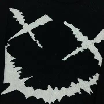 트릴리온 XX스마일 빅로고 블랙 니트 3