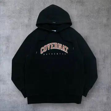 커버낫 스펠아웃 로고 블랙 후드티 2