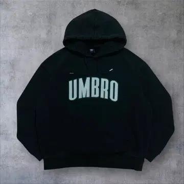 엄브로 스펠아웃 빅로고 블랙 후드티 2