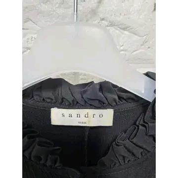 S SANDRO 산드로 블랙 롱 원피스 C774 3