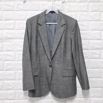S 띠어리 그레이 원버튼 자켓 C787 2