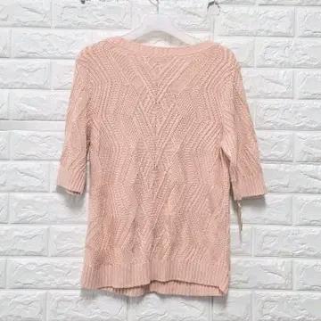 L 폴로랄프로렌 블랙라벨 핑크 반팔 니트 C821 5