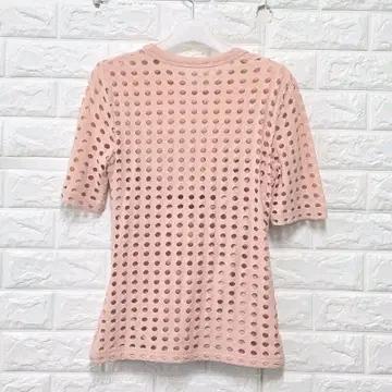 S 알렉산더왕 핑크 펀칭 네트 반팔 롱슬리브 C824 5
