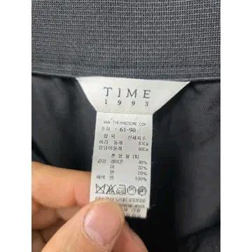 28인치 20s 한섬 타임1993 TIME 블랙 슬랙스 C835 4