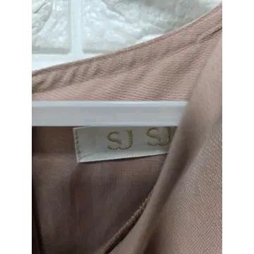 M 20s 한섬 SJSJ 핑크 반팔 원피스 C878 3