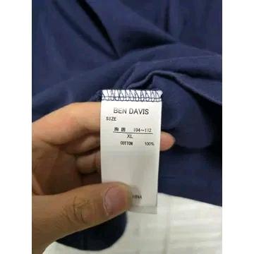 XL 벤데이비스 네이비 반팔 티셔츠 C881 4
