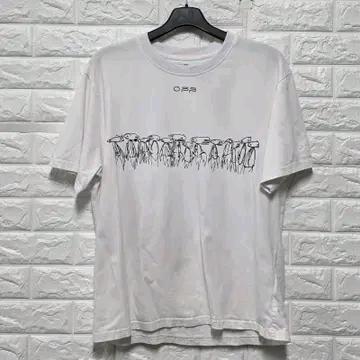 XL 오프화이트 반팔티셔츠 C882 2