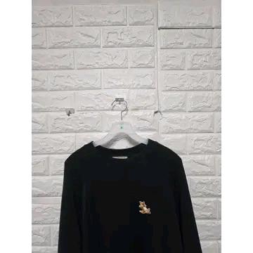 M 메종키츠네 블랙 맨투맨 C890 6