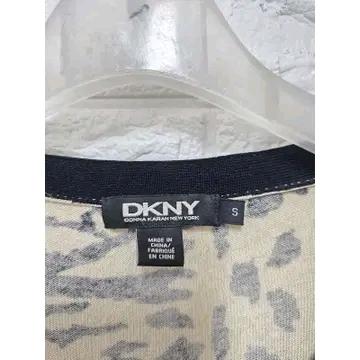 S DKNY 도나카란 지브라 캐시미어 가디건 C925 3