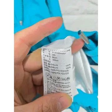S 아디다스 오버핏 청녹색 바람막이 C927 4