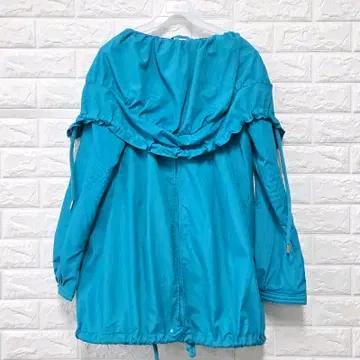 S 아디다스 오버핏 청녹색 바람막이 C927 5