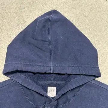 GAP 스펠아웃 빅로고 후드티 네이비 XL 4