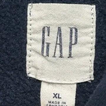 GAP 스펠아웃 빅로고 후드티 네이비 XL 5