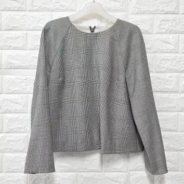 M 브룩스브라더스 체크 크롭 블라우스 C968 2