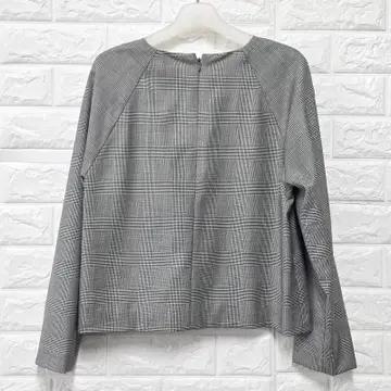 M 브룩스브라더스 체크 크롭 블라우스 C968 5