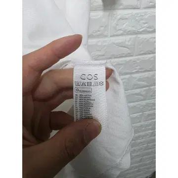 L 코스 COS 화이트 카라 반팔티셔츠 C983 4