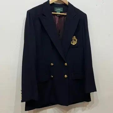 로렌랄프로렌 크레스트 금장 블레이저 자켓 네이비 Made in USA 2