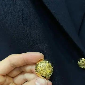 로렌랄프로렌 크레스트 금장 블레이저 자켓 네이비 Made in USA 5