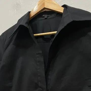 띠어리 재팬 풀오버 오픈 셔츠 블랙 우먼즈 4