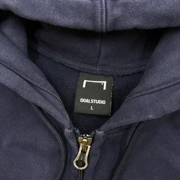 골스튜디오 g로고 네이비 후드집업 4