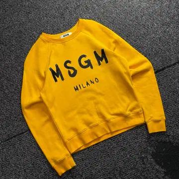 MSGM 밀라노 센터 빅로고 크루넥 맨투맨 3735 2