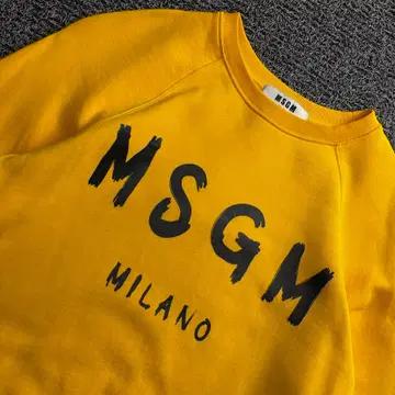 MSGM 밀라노 센터 빅로고 크루넥 맨투맨 3735 4