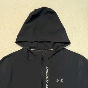 언더아머 UA 아웃런 더 스톰 자켓 블랙 XXL 4