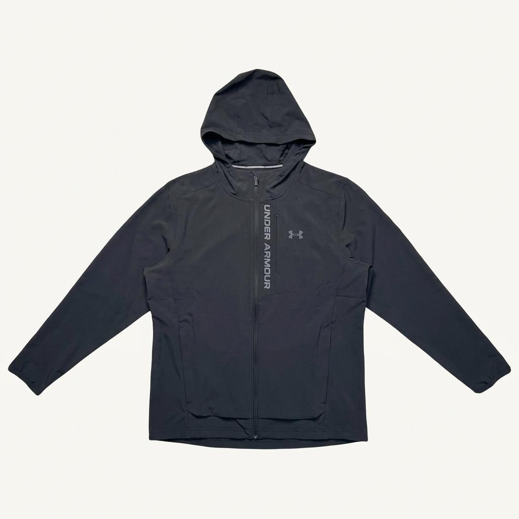 언더아머 UA 아웃런 더 스톰 자켓 블랙 XXL 1