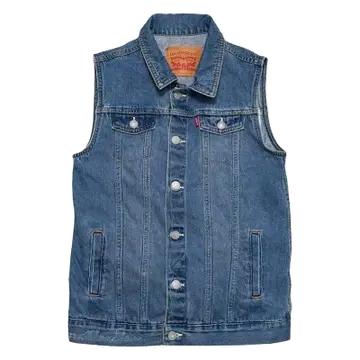 LEVI'S 데님 조끼 베스트 L 2