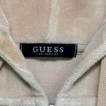 GUESS 크롭 후드집업 피치 XS 5