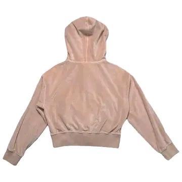 GUESS 크롭 후드집업 피치 XS 11