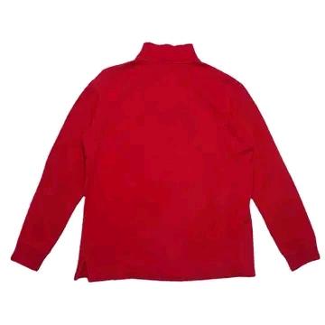 POLO RALPH LAUREN 빅포니 하프 집업 니트 레드 XL 11