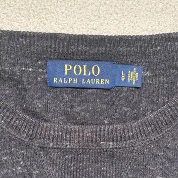 POLO RALPH LAUREN 라운드넥 니트 그레이 L 5