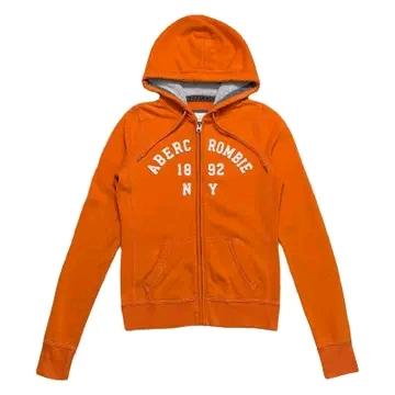 ABERCROMBIE & FITCH 1892 자수 후드집업 오렌지 S 2