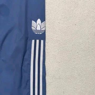 ADIDAS 스트라이프 우븐 조거팬츠 블루 S 6