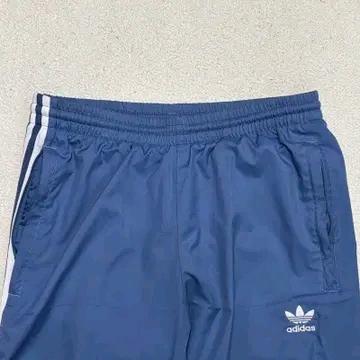 ADIDAS 스트라이프 우븐 조거팬츠 블루 S 7