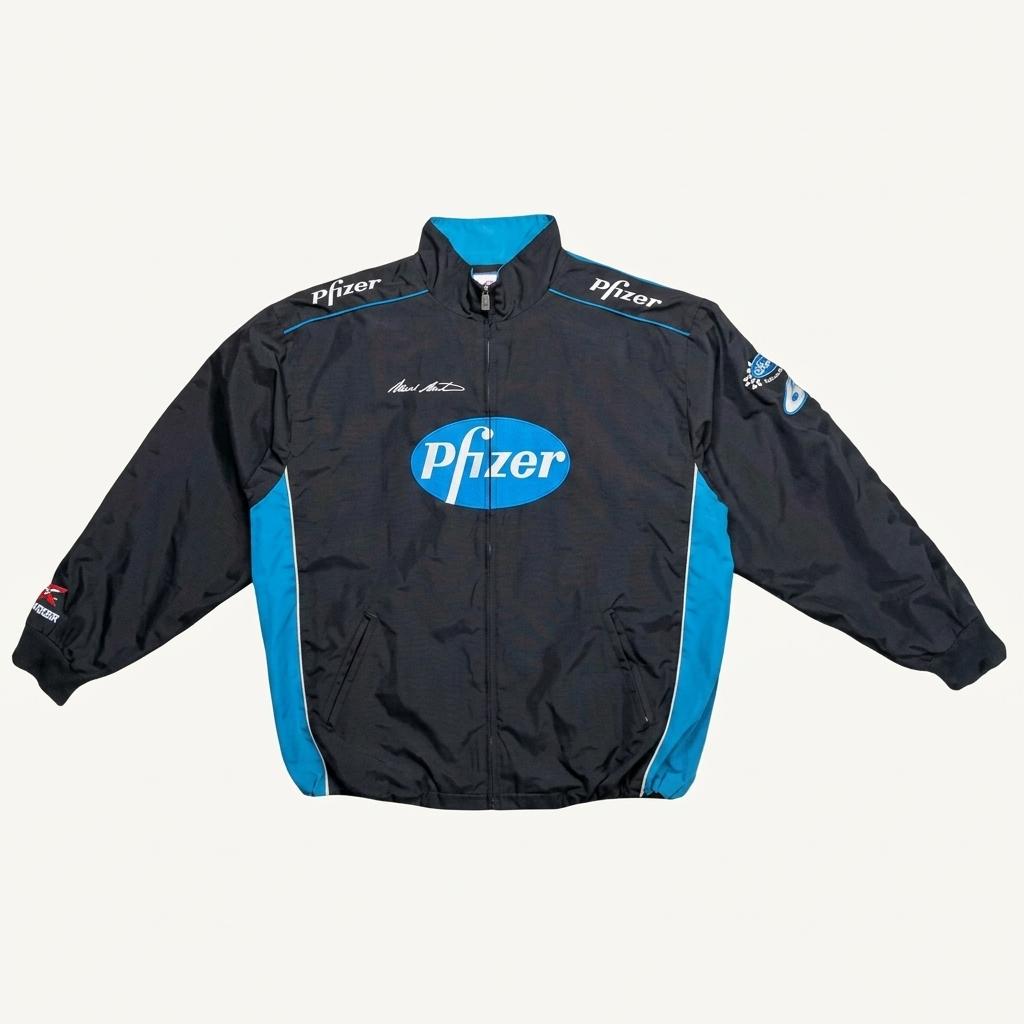 체이스 어센틱 Mark Martin Pfizer 레이싱 자켓 블랙 XL 1