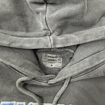 트래블 빅로고 피그먼트 후드티 4