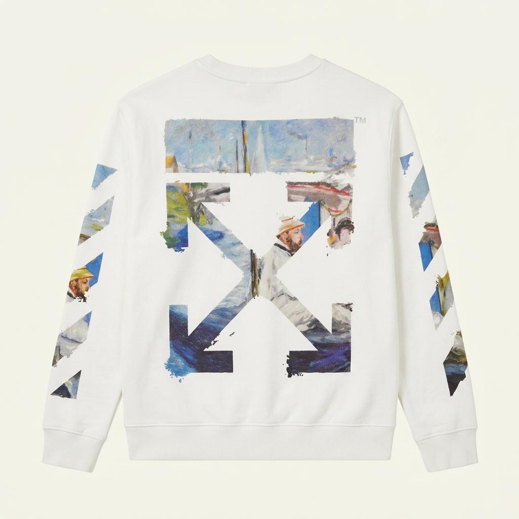 XL 오프화이트 화이트 맨투맨 1