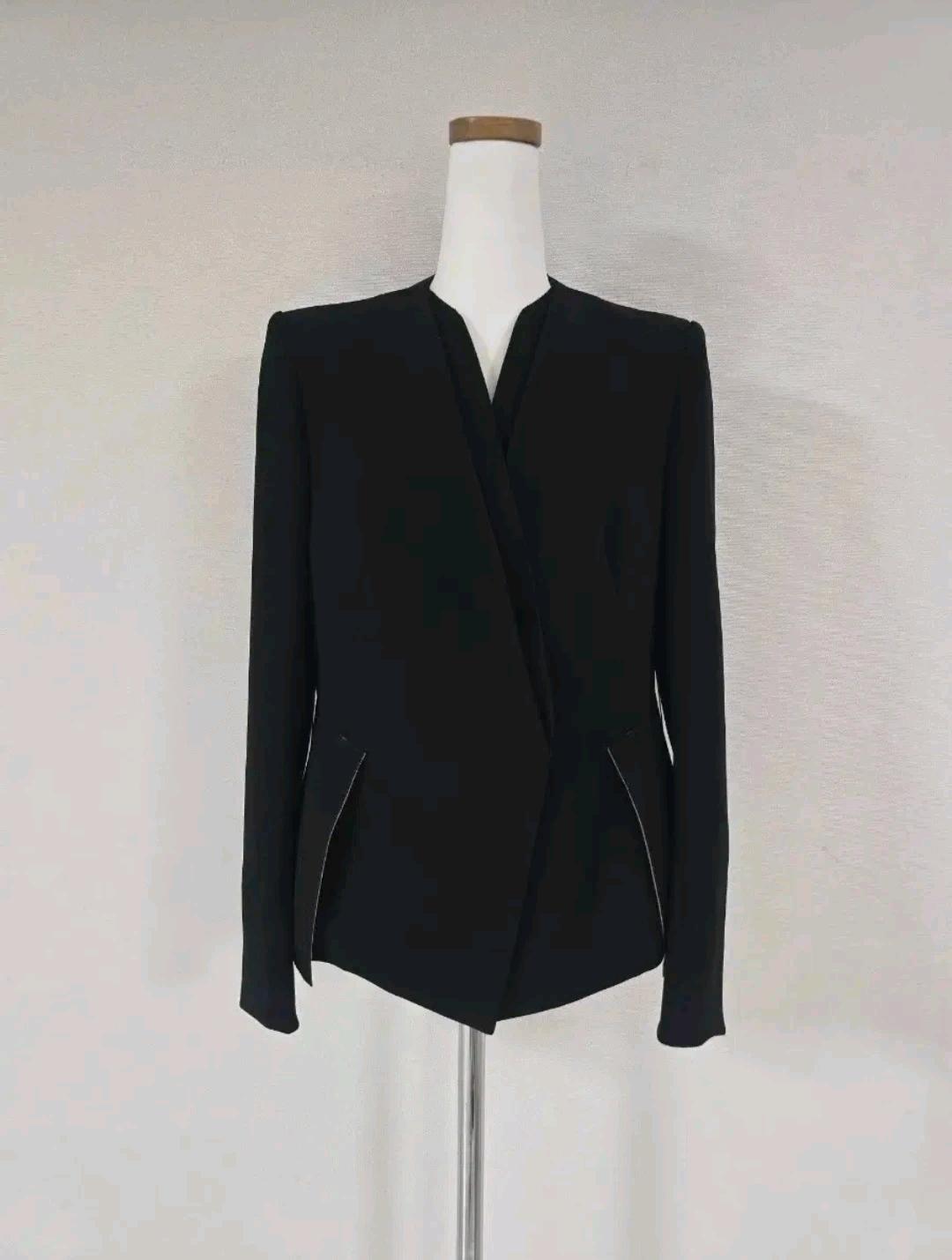 한섬 타임 이중카라 라인 자켓 2