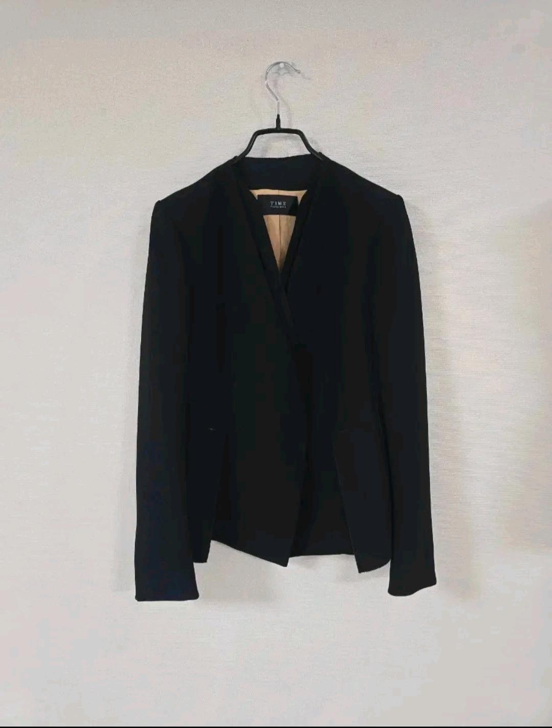 한섬 타임 이중카라 라인 자켓 3