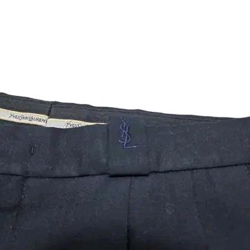 YSL 입생로랑 빈티지 네이비 슬랙스 정장바지 4