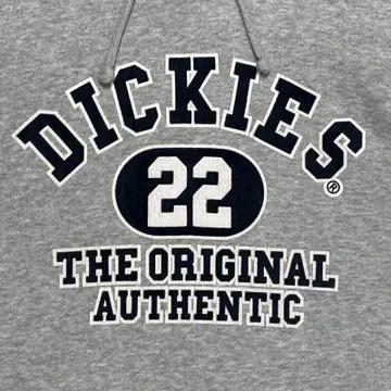 DICKIES  로고 후드티 그레이 M 4