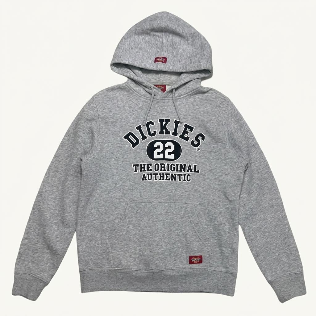 DICKIES  로고 후드티 그레이 M 1