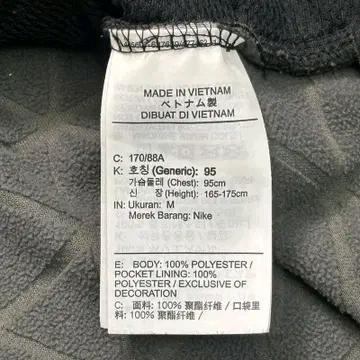 NIKE 플리스 후드집업 블랙 M 7