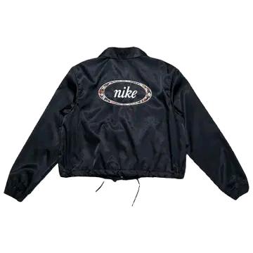 NIKE 크롭 코치 자켓 블랙 S 11