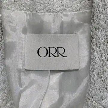 ORR 트위드 자켓 화이트 S 6