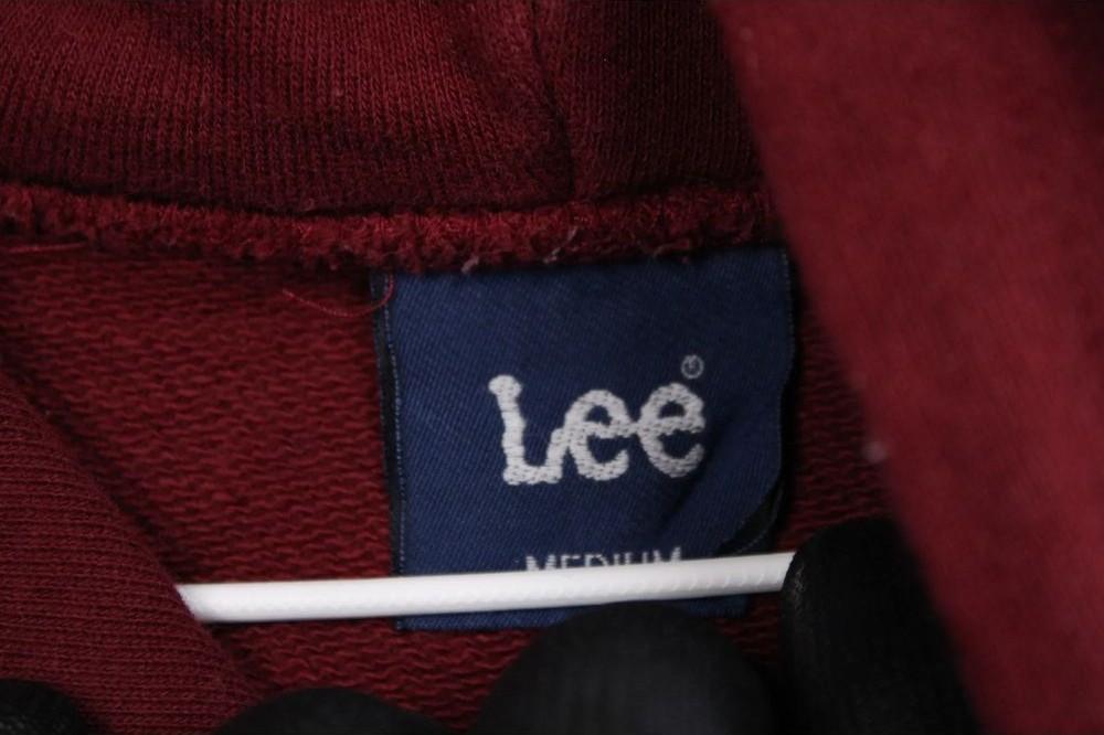 LEE 레터링 포인트 베이직 후드티 6