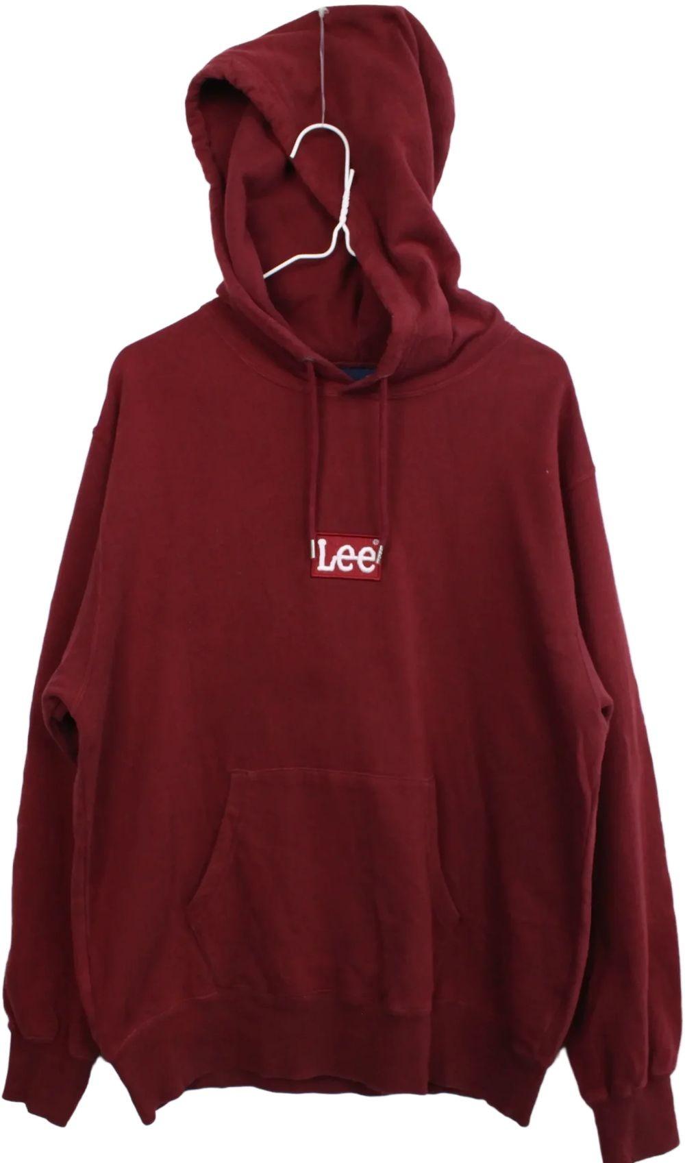 LEE 레터링 포인트 베이직 후드티 3