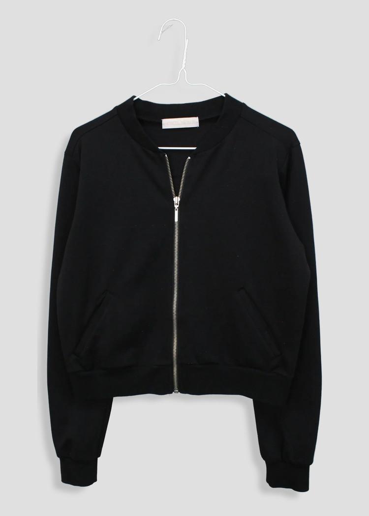 CECIL MCBEE 미니멀 무드 베이직 집업 블루종 2